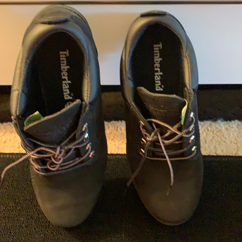 Suede timberland shoes